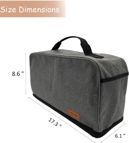 Long Slot Toaster, 2 Slice Stainless Steel with Cover, 1.65'' Extra Wide Slot, 6 Shade Settings, Removable Crumb Tray,