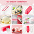 Boxdljh Set 2, 1.5 (Purple+Pink==2Pack) Ice Cream Containers of Quart Ice Cream Tub, Reusable Homemade Ice Cream Tubs