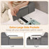 21" 60 Vekkia Reading Pillow for Sitting in Bed Ergonomic Wedge Back Pillow, XL Side Pockets, Support Chair for TV