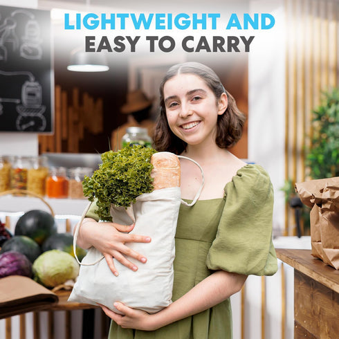 SIMPLI-MAGIC Versatile Canvas Tote Bags for Everyday Use
