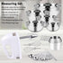 Hand Mixer Electric Mixing Bowls Set, 5 Speeds Handheld Mixer with 5 Nesting Stainless Steel Bowls, 200W