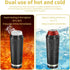Switch|12 OZ Heated Cup,Car Cup Holder,Intelligent Cooler Mug|One Touch Coffee Mug|Car Smart Heating & Cooling