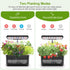 Indoor Herb Garden Kit, Hydroponic Growing System with LED Grow Light Quiet Water Pump for Home Kitchen Office Healthy