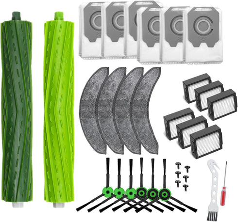 Accessories Replacement Parts for iRobot Roomba Combo j7+ j9+ Robot Vacuum & Mop Cleaner, 24 Pack Kit
