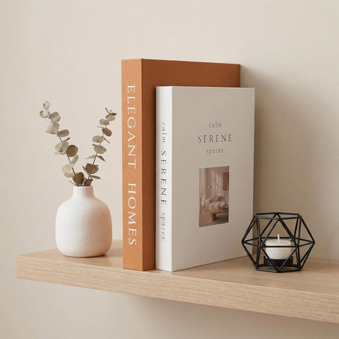 Set 2, MAOBUYOU Decorative Books of Faux Books Storage Box, Modern Home Decor for Coffee Table, Bookshelf, Mantel