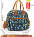 FlowFly Large Insulated Lunch Bag with Shoulder Strap for Men, Women, Kids, Reusable Tote, Freezable Meal Prep