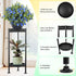 2 30'' Lilybud--lily Plant Stand Indoor Outdoor, Tier Iron Plant Stand, Tall Pedestal Stand Outdoor, Metal Flower