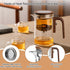Package, 27oz/800ml Enchanti Tea Pot, Glass Teapot with Removable Infuser, Magnetic Loose Leaf Tea Steeper, Magic