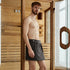 LipLopBest Men Boys Soft Wearable Bath Towel Short Pants Adjustable Mircofiber Towel Pool Beach Spa Bathing Shower