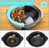 ChefAid Slow Cooker Liners, 100% Silicone Reusable Insert Accessories for 6-8 Quart Slow Cookers, Food Safe (Grey-Mint)