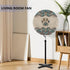 Boho Paw Print Industrial Fan Cover, Waterproof & Dustproof for 24" High Velocity Heavy Duty Drum Fan