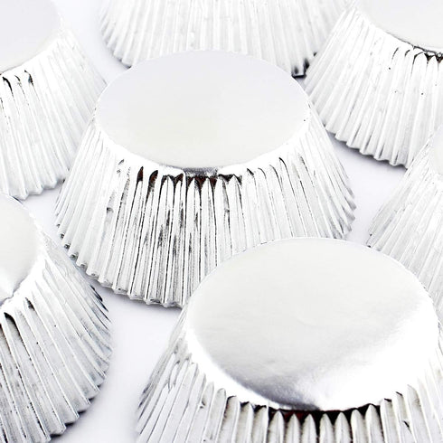 Eoonfirst Silver Foil Cupcake Case Liners Baking Muffin Paper Cups 198 Pcs by Eoonfirst