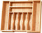 Umilife Large Expandable Kitchen Silverware Drawer Organizer, 2.5" Extra High Adjustable Divider with Curved Grooves