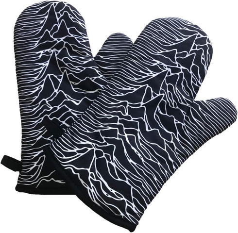 Joy Division Oven Gloves, Pair of Mitts
