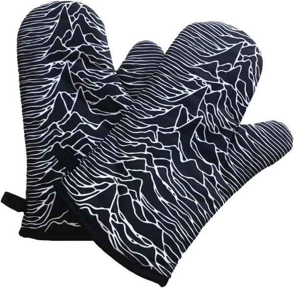Joy Division Oven Gloves, Pair of Mitts
