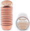 Gifbera Mini Rose Gold Foil Cupcake Liners, Metallic Baking Cups, 300-Count