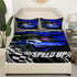 Set Set 1 Feelyou Kids Boys Girls Blue Race Car Bedding Twin, Sports Car Bed Sheet With Fitted Sheet, Buffalo Plaid