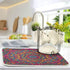 Boho Ethnic Dish Drying Mat - Bohemian Mandala Paisley Kitchen Countertop Mat, 16 x 18 Inch Absorbent