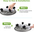 Looca 13Rolling 3 Pack, 120 lbs Plant Caddy with Wheels and Drainage Tray, Plant Stand Flower Pot Mover, Planter