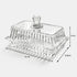 Countertop Clear Glass Butter Dish with Lid, Covered Crystal Butter Holder Container for & Fridge