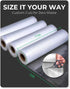 EconoHome Heavy Duty Vacuum Seal Bags for Food 11"x20', 4 Pack - Airtight & Leakproof Plastic Storage Bags for Sous Vide