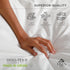 Linen Home 100% Cotton Percale Pillowcases, King Size, White, 2 Pieces, 20 inches X 40 inches