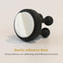 4Pcs Mindful Design Razor Holder - Self Adhesive Silicone Toothbrush Holders Wall Mounted to Mirror for Shower Hanging