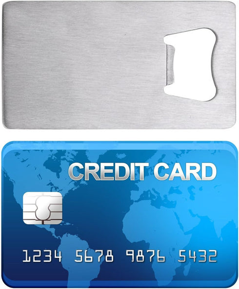 Credit Card Bottle Opener, Stainless Steel for Your Wallet