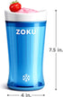 ZOKU Jumbo Slush and Shake Maker, Compact Make and Serve Cup for Smoothies, Slushies, Milkshakes, BPA-Free (Bright Blue)