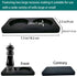 Classic Black Wooden Salt and Pepper Mill Tray - Rectangular Design
