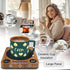 iporru 2 2-10Hr Coffee Cup Warmer, Fast Heating Coffee Mug Warmer for Desk, Display Screens, Large Candle Warmer Plate