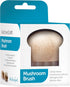 KitchenCraft Kitchen Craft Mushroom Cleaning Brush with Rubber Wood Handle and Soft Bristles