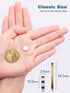 SMARTAKE 45 Pcs Small Round Refrigerator Magnets, 10x2.6mm Neodymium Office Magnets, Silver
