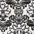 YOUR CHAIR COVERS - Black and White Damask Spandex Folding Chair Cover - Stretch Folding Fitted Upholstered Seat
