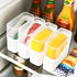 PARBEE 2 Pack Sliced Cheese Container for Fridge, Airtight Clear Deli Cheese Slices Holder