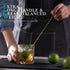 Homestia 12 Inch Bar Spoon, Cocktail Mixing Stirrers, 304 Stainless Steel, Gold, Bottom Weighted Solid Muddler