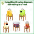 7-10 Inch ZPirates Drink Dispenser Stand - Adjustable Bamboo Holder Riser for Compatible Water, Lemonade, Juice