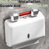 AIFUSI Commercial Paper Towel Dispensers, Wall Mount Toilet Tissue Dispensers Paper Towel Holder C-Fold/Multifold Paper