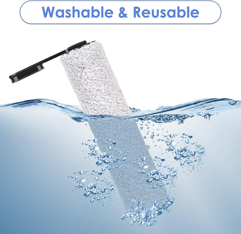 MIBUMIKI (5 S5/Floor S5 2 S5 Pieces) Replacement Brush Rollers and HEPA Filters Compatible with Tineco Floor ONE One