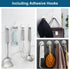 304 (4+4 Pack) Diesisa Razor Holder for Shower + Adhesive Wall Hooks, Premium Stainless Steel Shower Razor Holder
