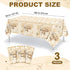 3 108 54 Inch Frienda Pcs Adventure Awaits Tablecloth Travel Party Decorations Bon Voyage World Map Table Cloth Plastic