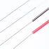 Straw Cleaner Brush Set of 10, Extra Long Nylon Bristles and Stainless Steel Handle for Cleaning Glass, Silicone, Metal