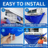 18Pcs 2L Oiktylr Mini Split Cleaning Kit Bag with Pressure Sprayer, PVC AC Cleaning Cover, Waterproof Air Conditioner