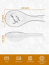 NJCharms Ceramic Spoon Rest, Porcelain Utensil Holder for Kitchen Counter, 1 Pcs
