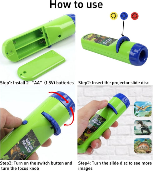 Set Georgie Porgy Slide Torch Projector Toys Flashlight for Kids Educational Solar System Planet Toys Science Wall