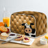 Cow Sunflower Print 4 Slice Toaster Covers, Dust Protection Bread Maker Covers, Washable Kitchen Accessories