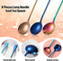 8 Pieces 7.48 Inch Long Handle Stainless Steel Tea Spoons for Mixing, Cocktail Stirring, and Drinks
