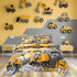 Set Sets Set Set Set 1 Feelyou Kids Construction Comforter Twin Bedding for Boys Toddler Children Cartoon Cars