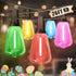 LAMPHOME 26FT Outdoor String Lights, ST38 LED Edison Patio Lights with 12+1