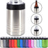 4-in-1 Stainless Steel 12 oz Double Wall Vacuum Insulated Can or Bottle Cooler, Fits 16 oz Cans, Clear Water Home Goods